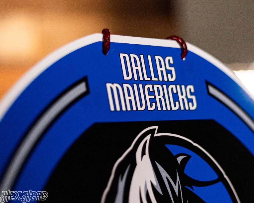 Dallas Mavericks Personalized Monogram Metal Art