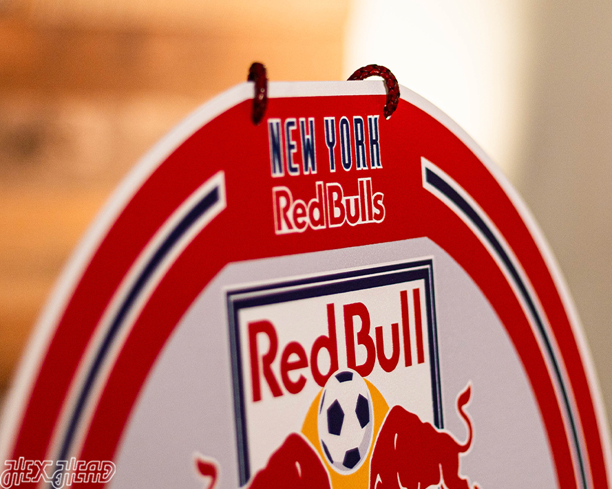 New York Red Bulls Personalized Monogram Metal Art