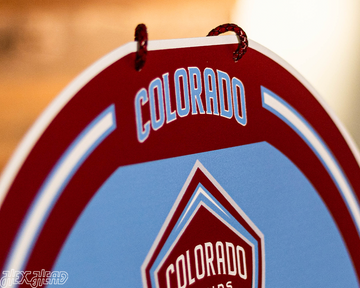 Colorado Rapids Personalized Monogram Metal Art