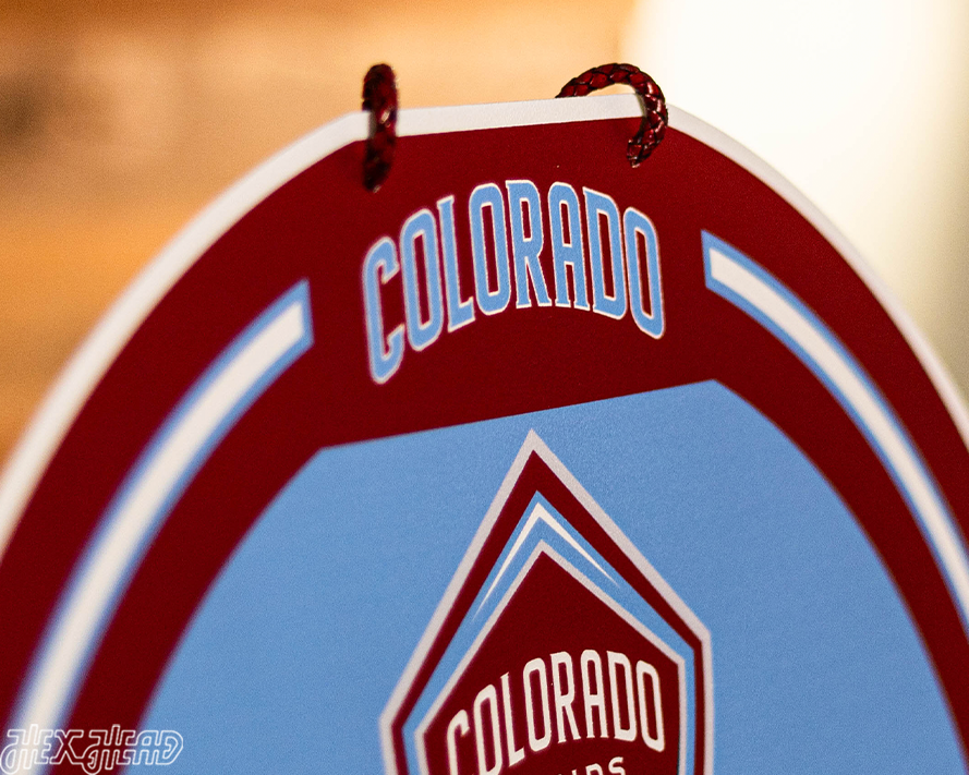 Colorado Rapids Personalized Monogram Metal Art