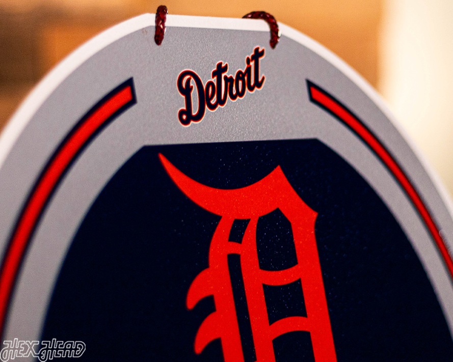 Detroit Tigers Personalized Monogram Metal Art