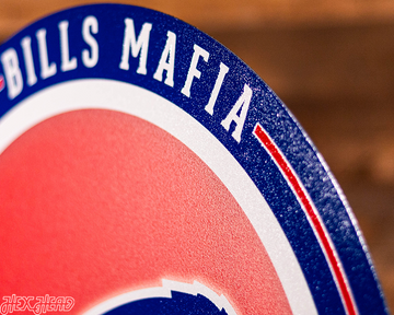 VARSITY Collection- Single layer Buffalo Bills Metal Wall Art