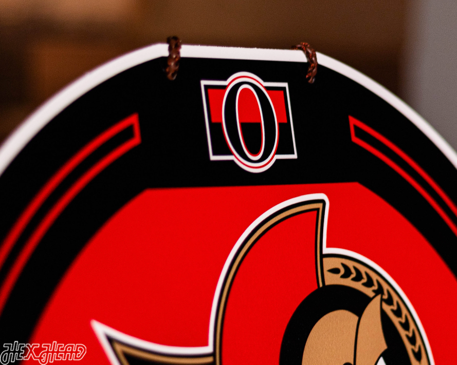 Ottawa Senators Personalized Monogram Metal Art
