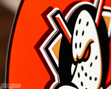 Anaheim Ducks CRAFT SERIES 3D Embossed Metal Wall Art