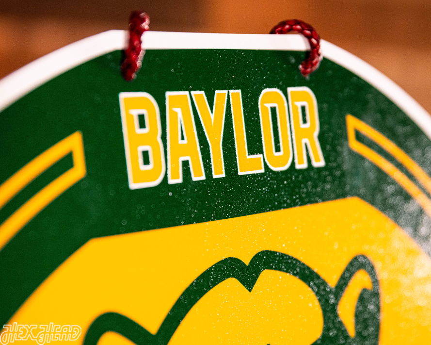 Baylor Bears Personalized Monogram Metal Art