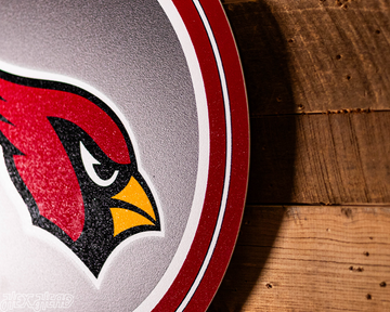 VARSITY Collection- SINGLE Layer Arizona Cardinals Metal Wall Art