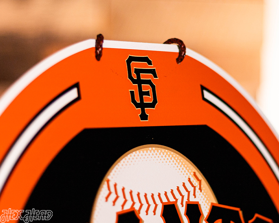 San Francisco Giants Personalized Monogram Metal Art