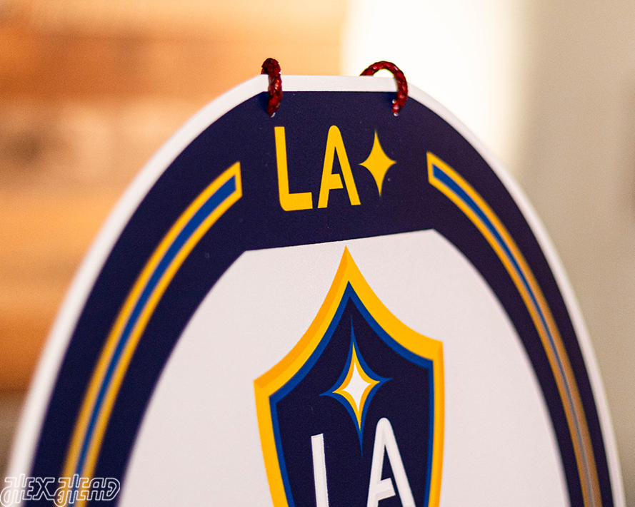 LA Galaxy Personalized Monogram Metal Art