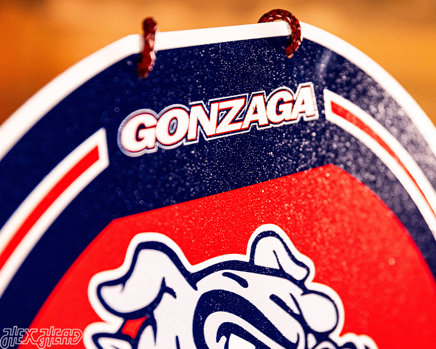 Gonzaga Bulldogs Personalized Monogram Metal Art