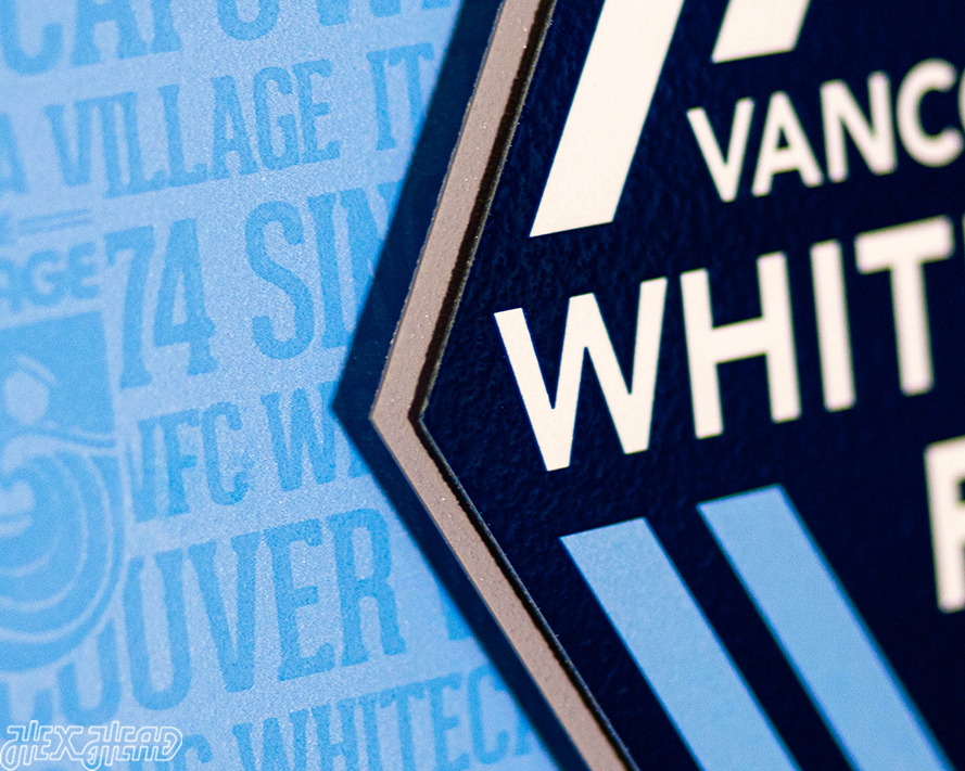 Vancouver Whitecaps CRAFT SERIES 3D Embossed Metal Wall Art