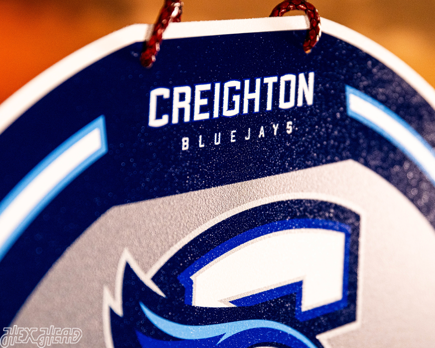 Creighton Blue Jays Personalized Monogram Metal Art