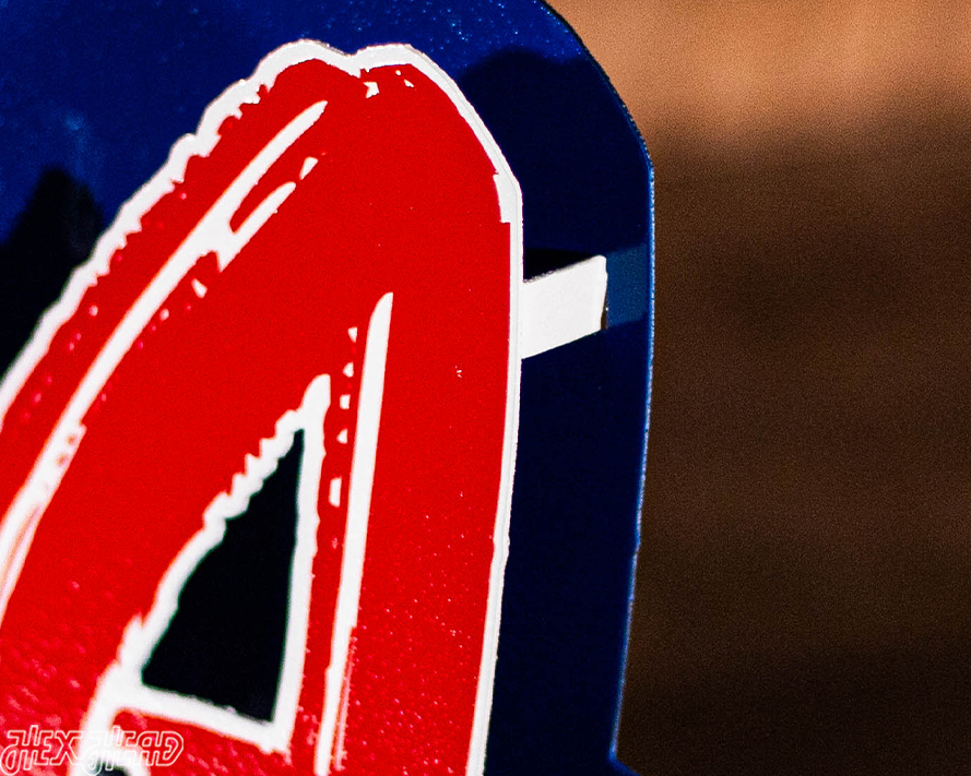 Buffalo Bills "BILLS MAFIA" Wordmark 3D Vintage Metal Wall Art