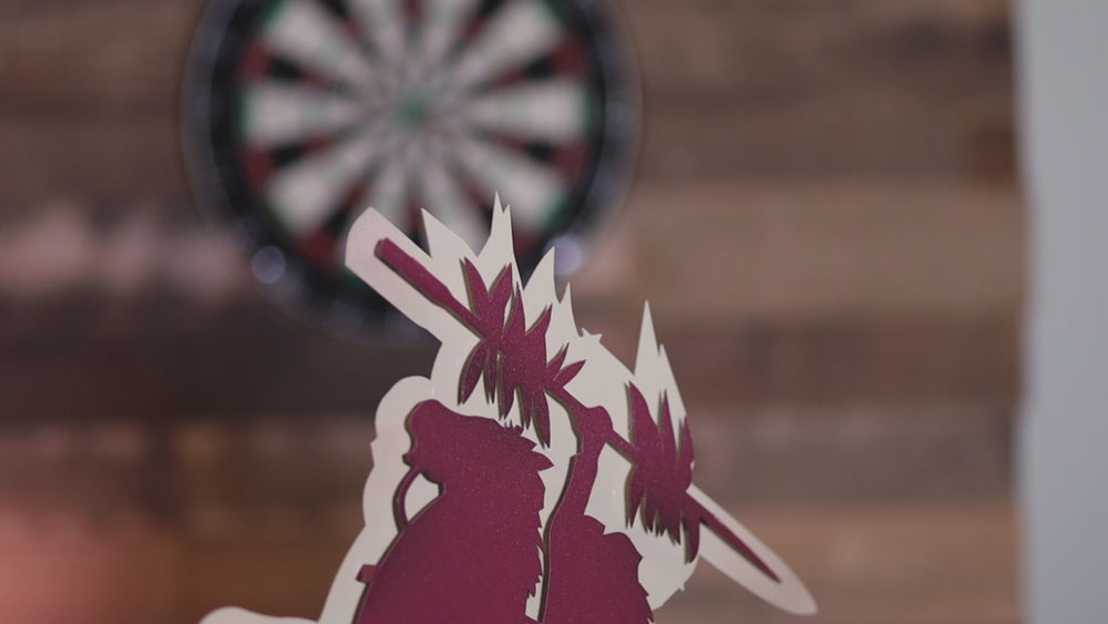 Florida State Seminoles "Osceola and Renegade" 3D Metal Wall Art