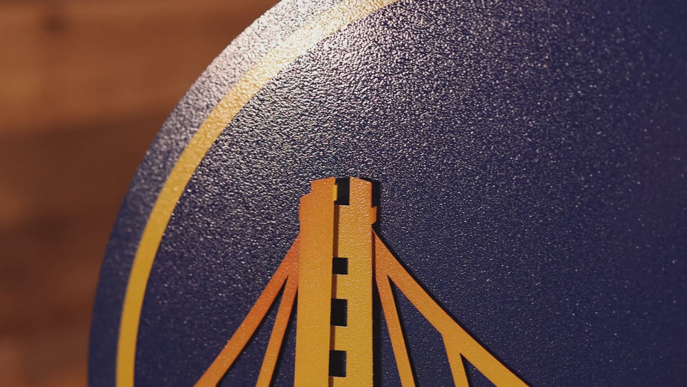 Golden State Warriors 3D Metal Wall Art