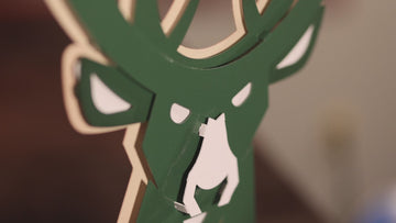 Milwaukee Bucks 3D Vintage Metal Wall Art