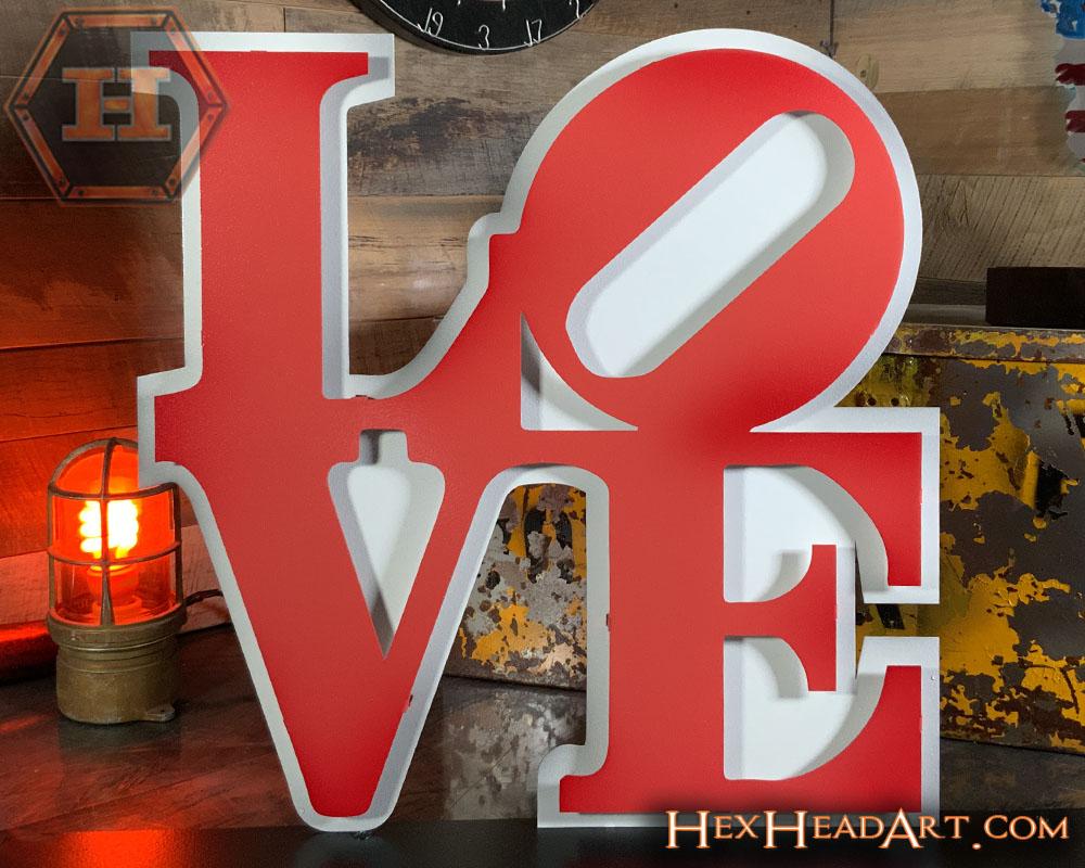 GIFT COLLECTION "LOVE" 3D Vintage Metal Wall Art