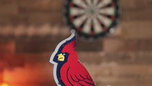 Load and play video in Gallery viewer, St. Louis Cardinals &quot;BIRD on a BAT&quot; Logo 3D Metal Wall Art XXL
