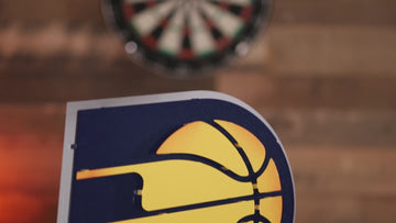 Indiana Pacers 3D Vintage Metal Wall Art