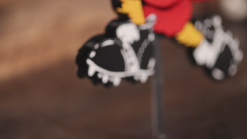 Louisville Cardinals "Heisman" Football Mascot 3D VAULT Metal Wall Art