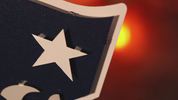 New England Patriots 3D Vintage Metal Wall Art