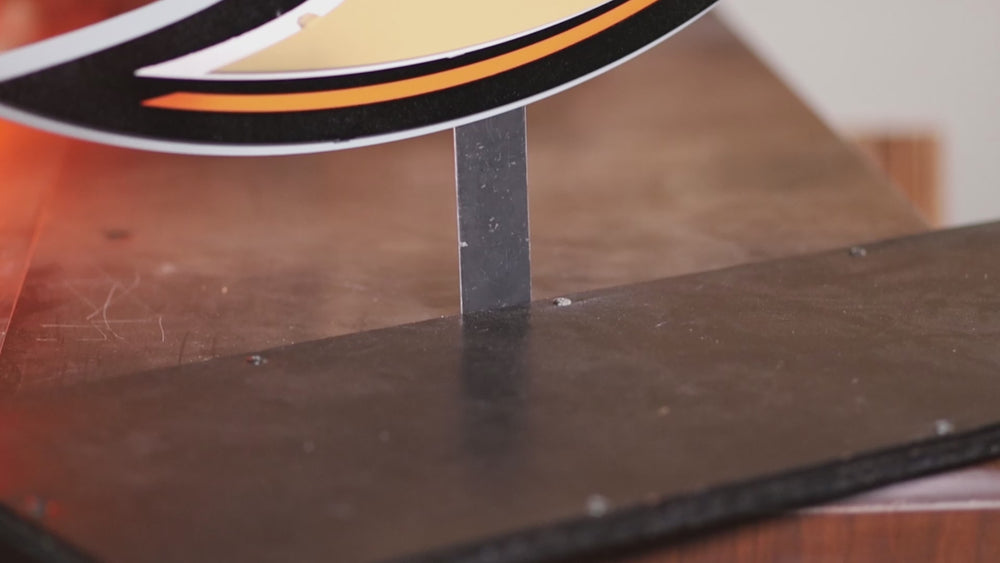 CLOSE OUT - Anaheim Ducks NHL 3D Vintage Metal Wall Art