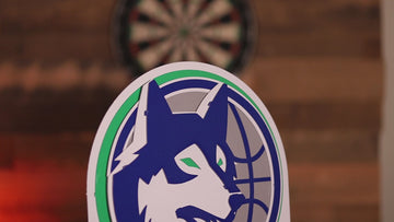 Minnesota Timberwolves Vintage "1989-1996" 3D Vintage Metal Wall Art