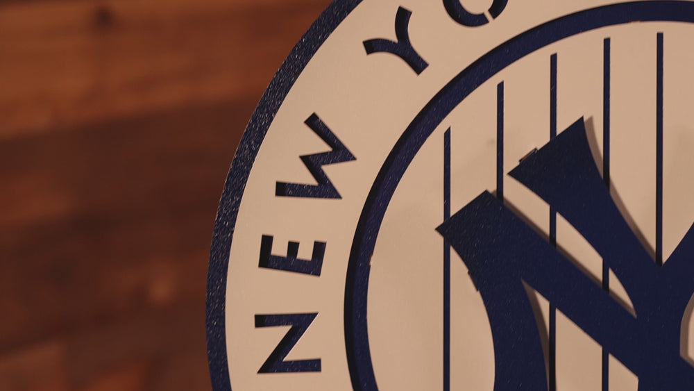 New York Yankees 1927 "Murderer's Row" Vintage 3D Metal Wall Art