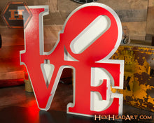 Load image into Gallery viewer, &quot;LOVE&quot; 3D Vintage Metal Wall Art
