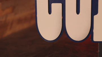 Indianapolis Colts "COLTS" 3D Vintage Metal Wall Art