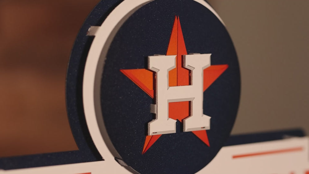 Houston Astros World Series 2022 3D Metal Wall Art