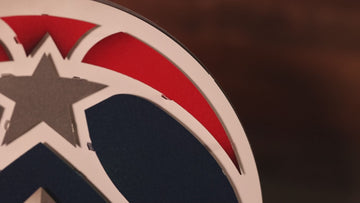 Washington Wizards 3D Vintage Metal Wall Art