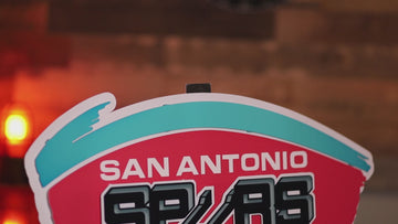 San Antonio Spurs "1989-2002" 3D Vintage Metal Wall Art