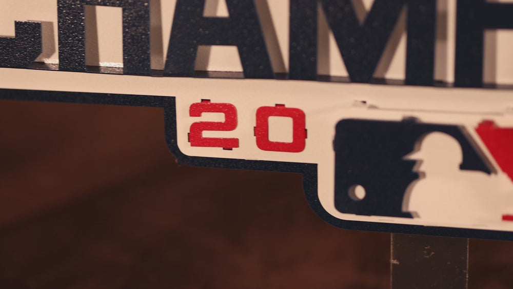 Atlanta Braves 2021 WORLD SERIES CHAMPIONS 3D Metal Wall Art