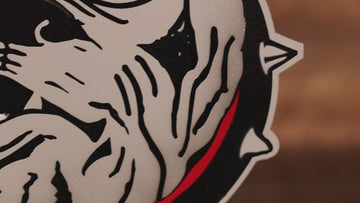 Georgia Bulldogs "Old School UGA" 3D Vintage Metal Wall Art