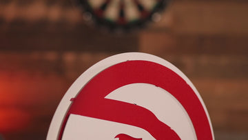 Atlanta Hawks 3D Vintage Metal Wall Art
