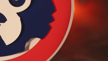 CLOSE OUT -- Chicago Cubs "94-96" 3D Vintage Metal Wall Art