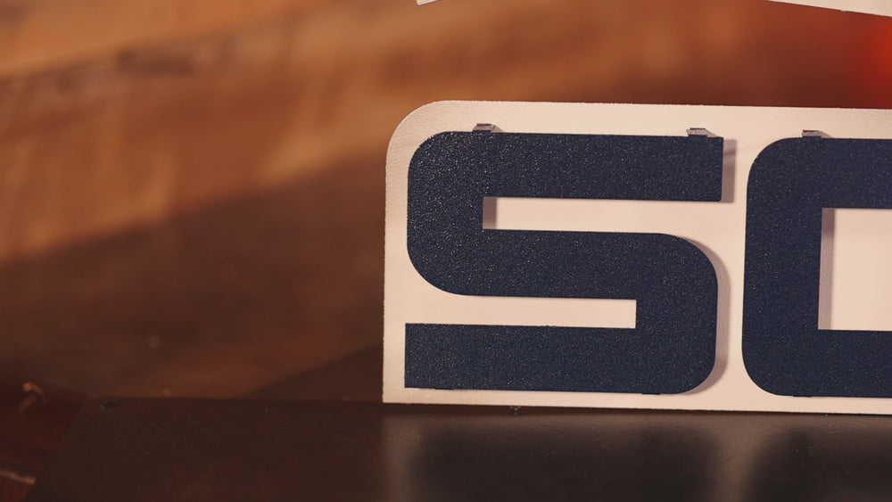 Chicago White Sox Retro Batter Logo 3D Metal Wall Art