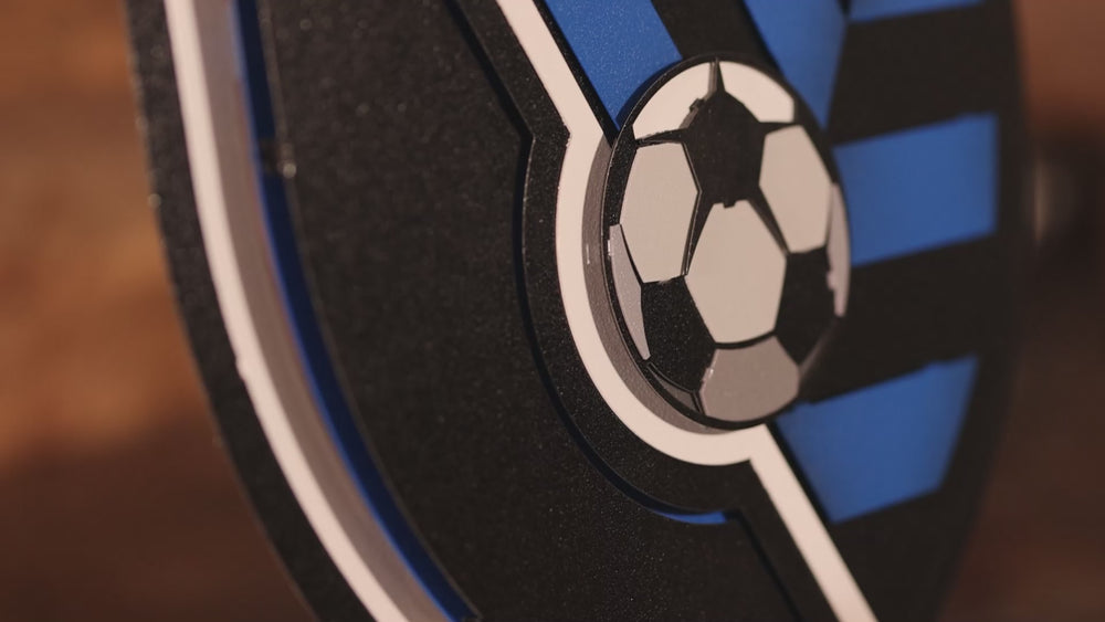 CLOSE OUT - San Jose Earthquakes "Quakes" 3D Vintage Metal Wall Art