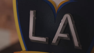 CLOSE OUT - LA Galaxy 3D Vintage Metal Wall Art