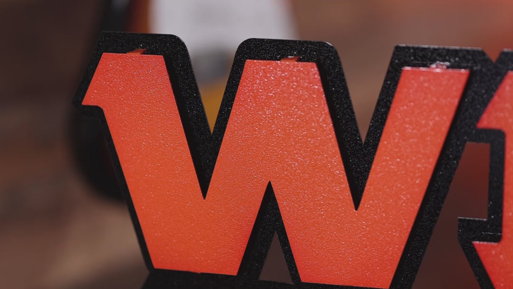 Cincinnati Bengals "WHO DEY" 3D Vintage Metal Wall Art