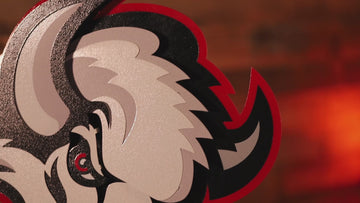 Buffalo Sabres "GOATHEAD"  NHL 3D Vintage Metal Wall Art