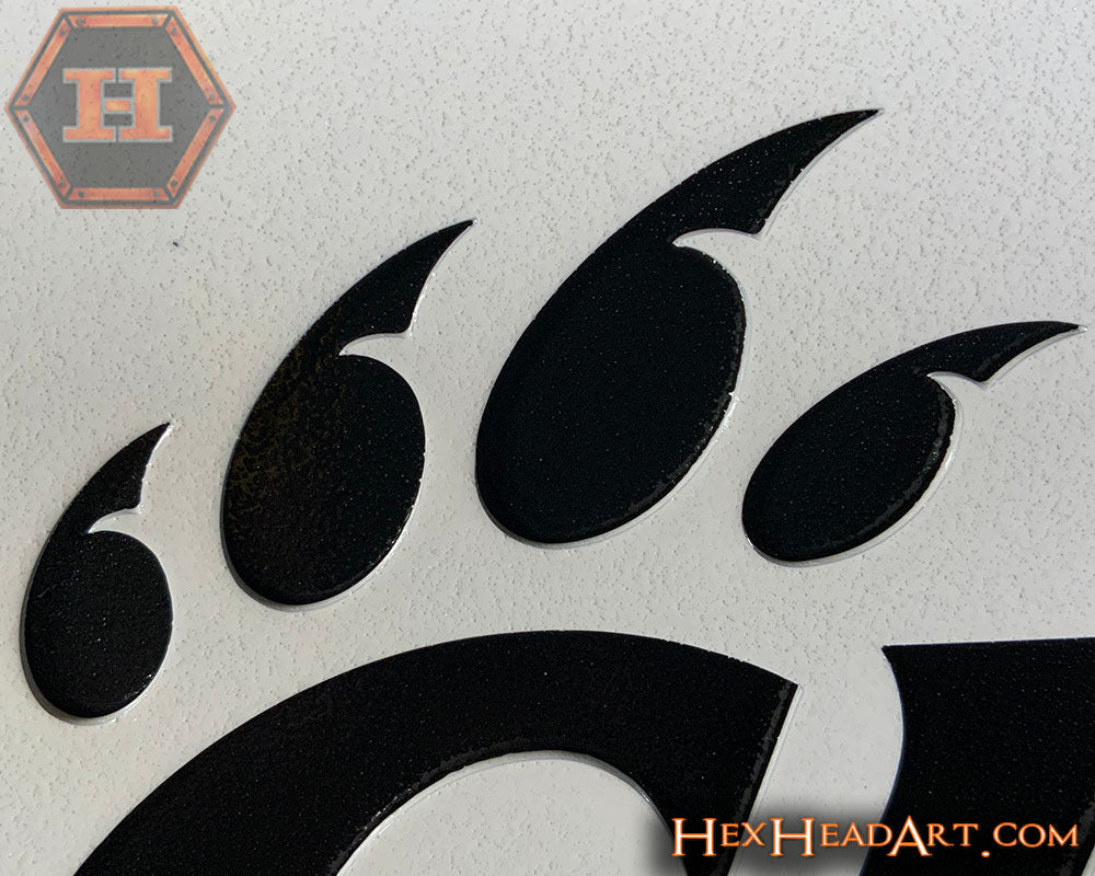 CLOSE OUT- Cincinnati Bearcats Wordmark 3D  Vintage Metal Wall Art