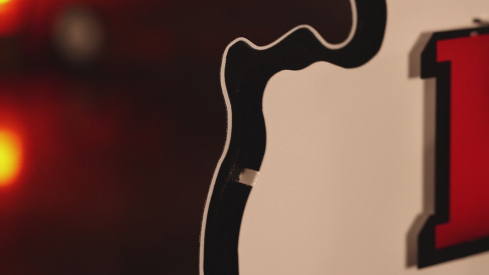 Kansas City Chiefs Lamar Hunt "Arrowhead" 3D Vintage Metal Wall Art