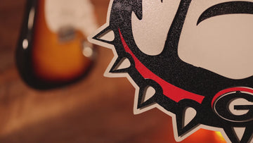 Georgia Bulldogs "Uga" 3D Vintage Metal Wall Art