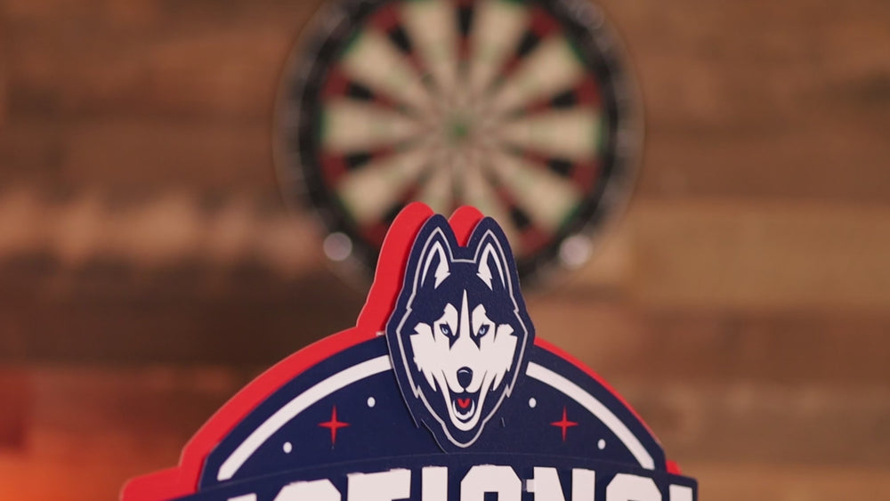 UCONN Huskies National Championship 2023 Vintage Metal Wall Art