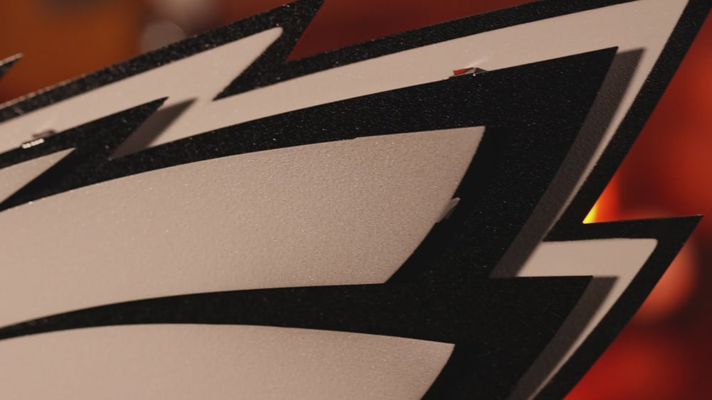 MONOCHROME -  Philadelphia Eagles Mascot 3D Vintage Metal Wall Art