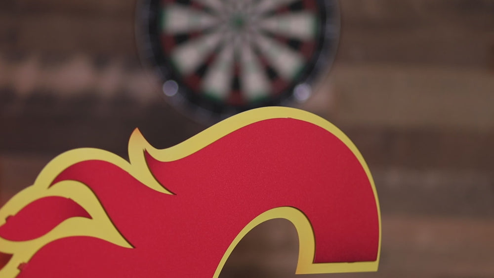 Calgary Flames NHL 3D Vintage Metal Wall Art