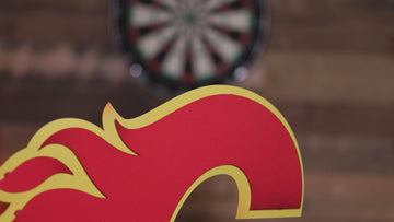 Calgary Flames NHL 3D Vintage Metal Wall Art