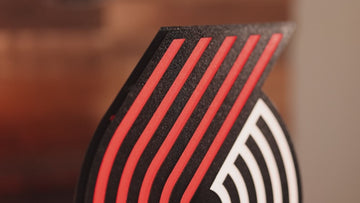 Portland Trail Blazers 3D Vintage Metal Wall Art