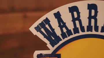 Golden State Warriors "Throwback 1971-1988" 3D Metal Wall Art